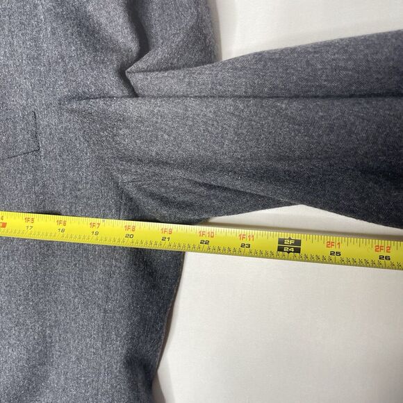 Zara Mens Jacket 42 Gray Wool Cashmere Old Money Business Quiet Luxury - Picture 8 of 9